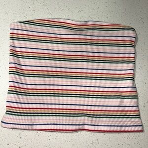American Eagle Outfitters Multicolor Striped Crop Top